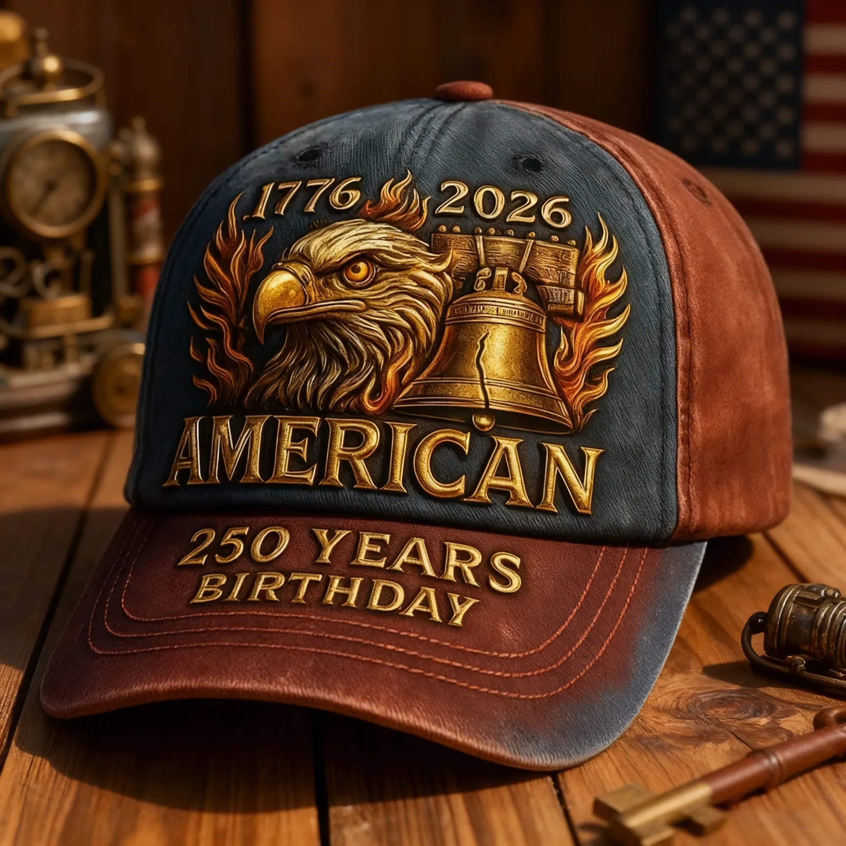 50% DE DESCUENTO Gorra Trucker del 250 Aniversario de EE. UU.