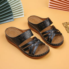 Women's Orthopedic Arch Support Leather Summer Sandals