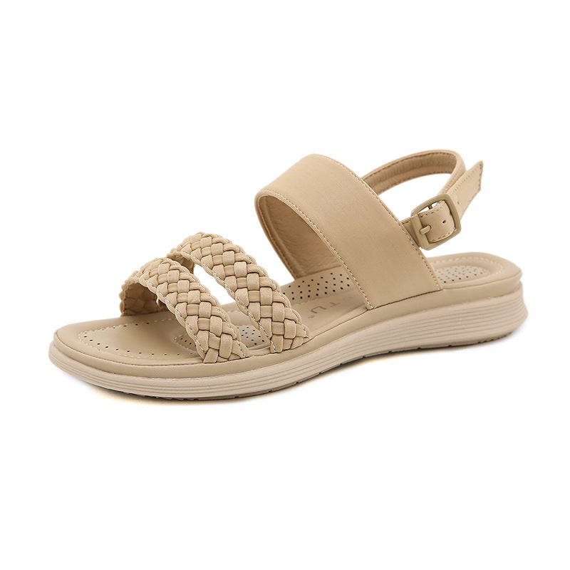 Women's Comfy Slip-On Flat Summer Beach Sandals
