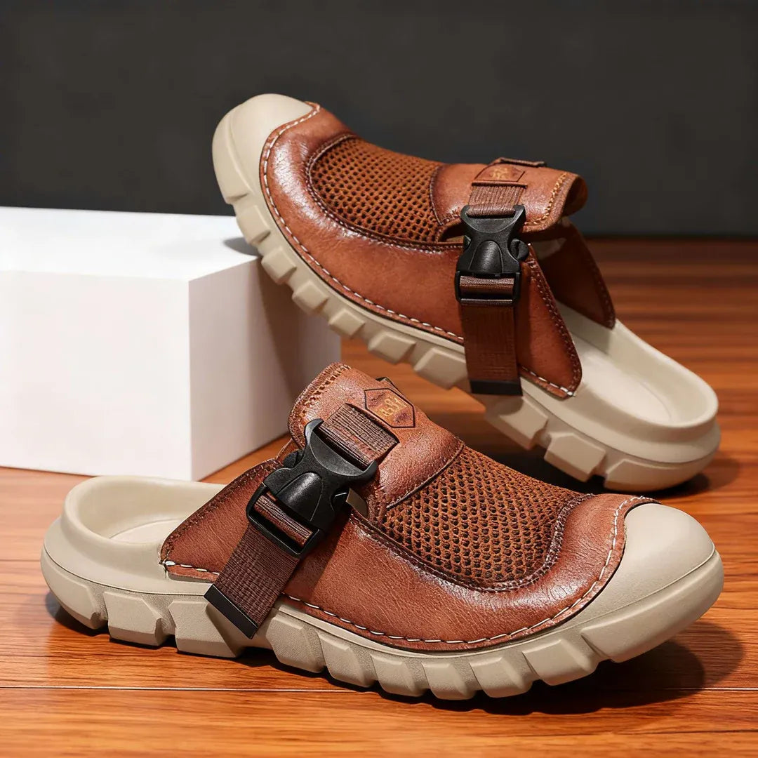 Unisex Trail Grip Buckle Slip-On Slide Clogs