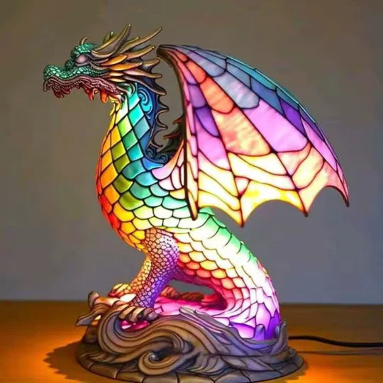 Light Dragon - handmade lamp that makes hearts shine