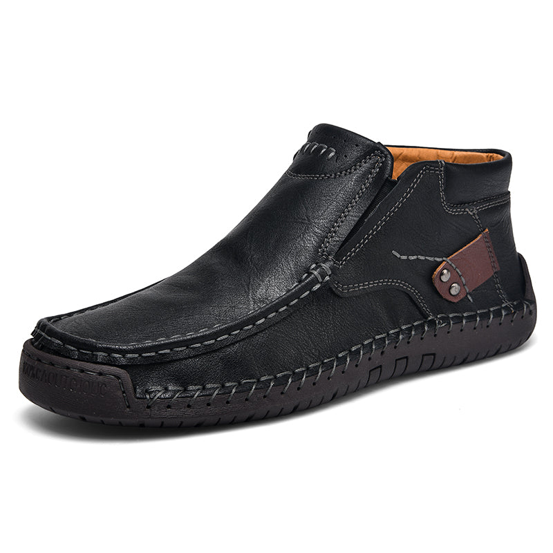 Men's Casual Non-Slip Arch Support Leather Loafers