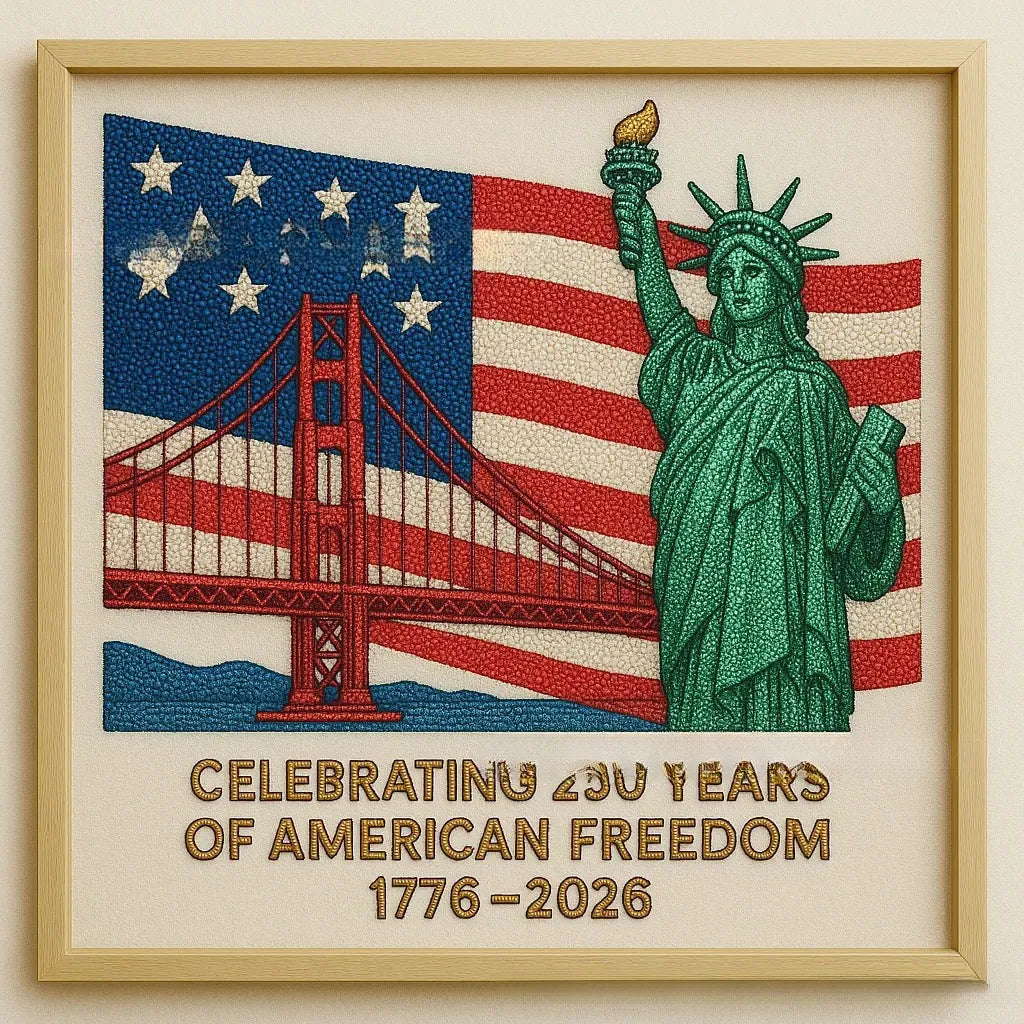 1776-2026 American 250th Anniversary Diamond Art Kit
