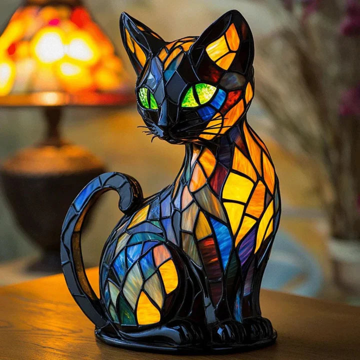 Luminous cat ¨C handmade lamp that makes hearts shine