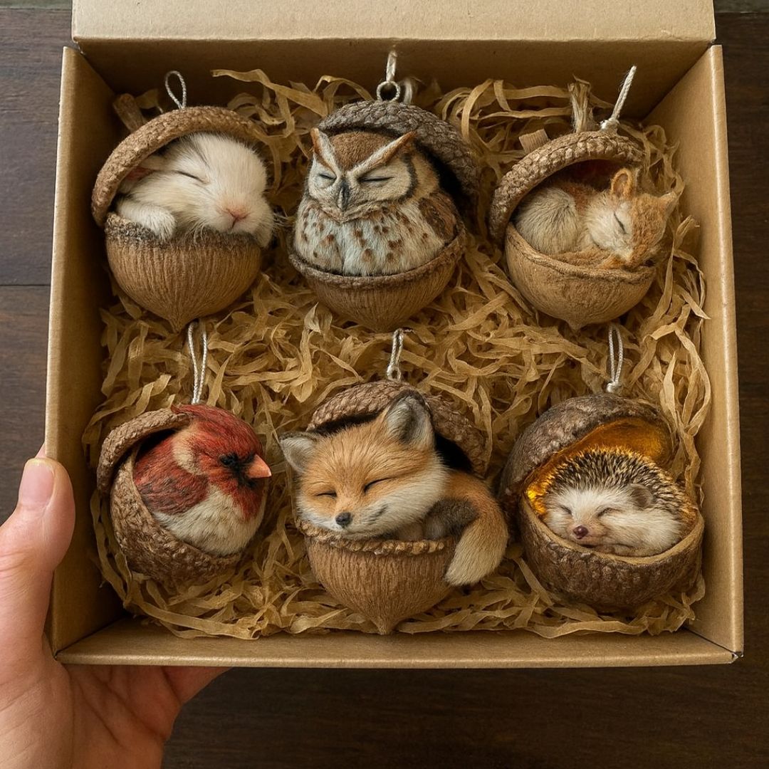 Acorn Dreams - Sleeping Forest Friends