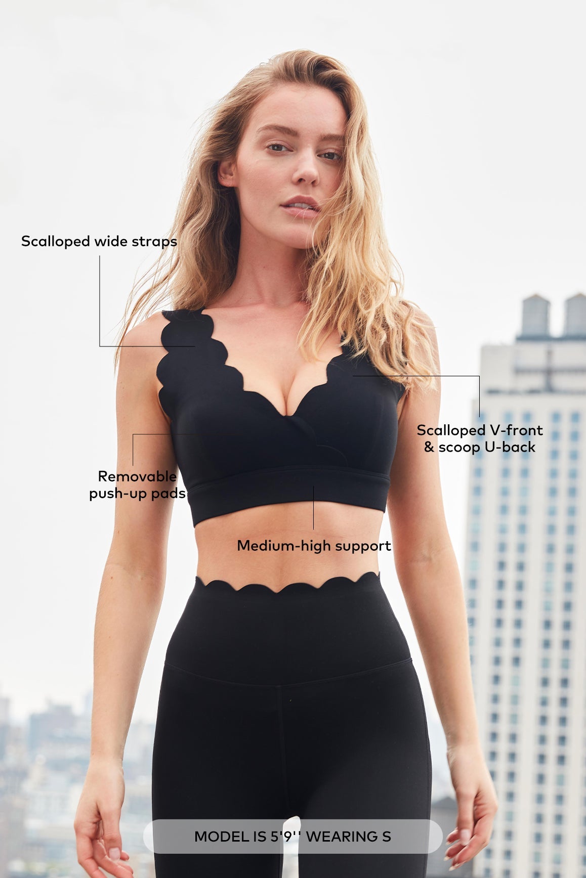 Women's Soft Soufflé Seamless Sports Bra