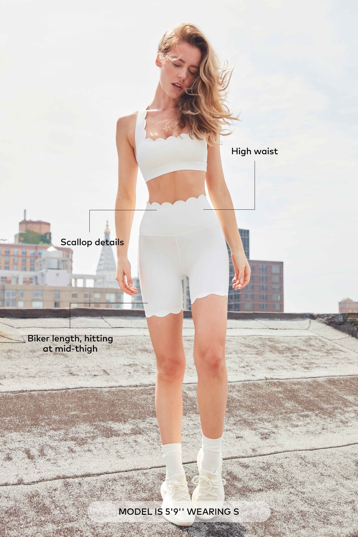 Women's High-Waisted Seamless Biker Shorts