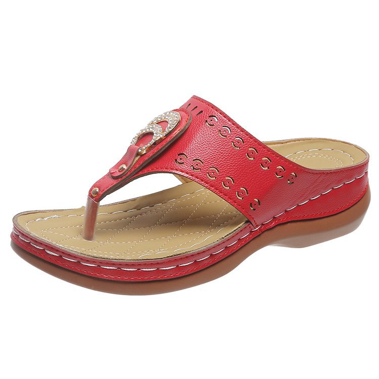 Women's Orthopedic Slope Heel Comfort Flip Flop Sandals