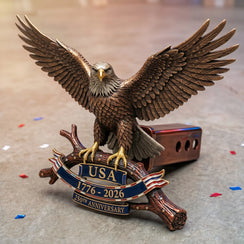 USA 250th Anniversary Eagle Trailer Hitch  A Legacy of Freedom on the Road