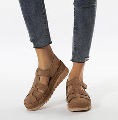 Women's Casual Orthopedic Velcro Walking Wedge Sandals