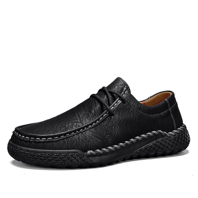 Men's Genuine Leather Slip-On Casual Loafers