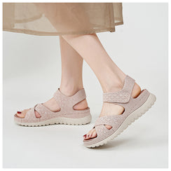 Bequeme orthopädische Sandalen mit Fußgewölbestütze für Damen