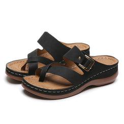 Women's Simple Casual Summer Wedge Slippers
