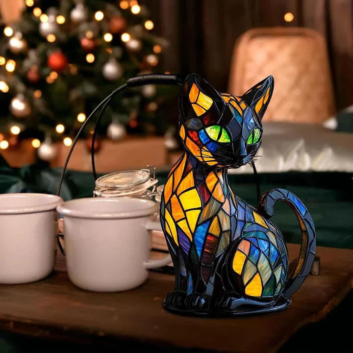 Luminous cat ¨C handmade lamp that makes hearts shine