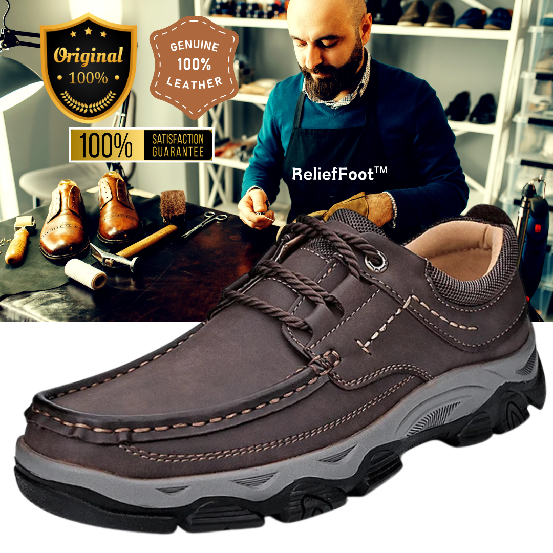 Men's Comfortable Arch Support Orthopedic Leather Loafers