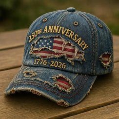 50th Anniversary Printed Casual Hat Commemorative Cap
