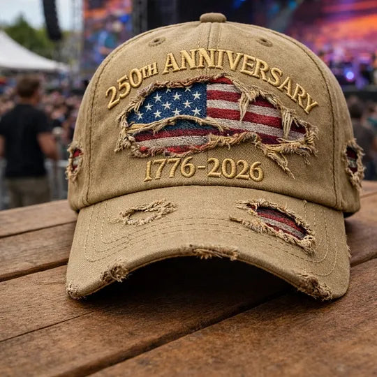 50th Anniversary Printed Casual Hat Commemorative Cap