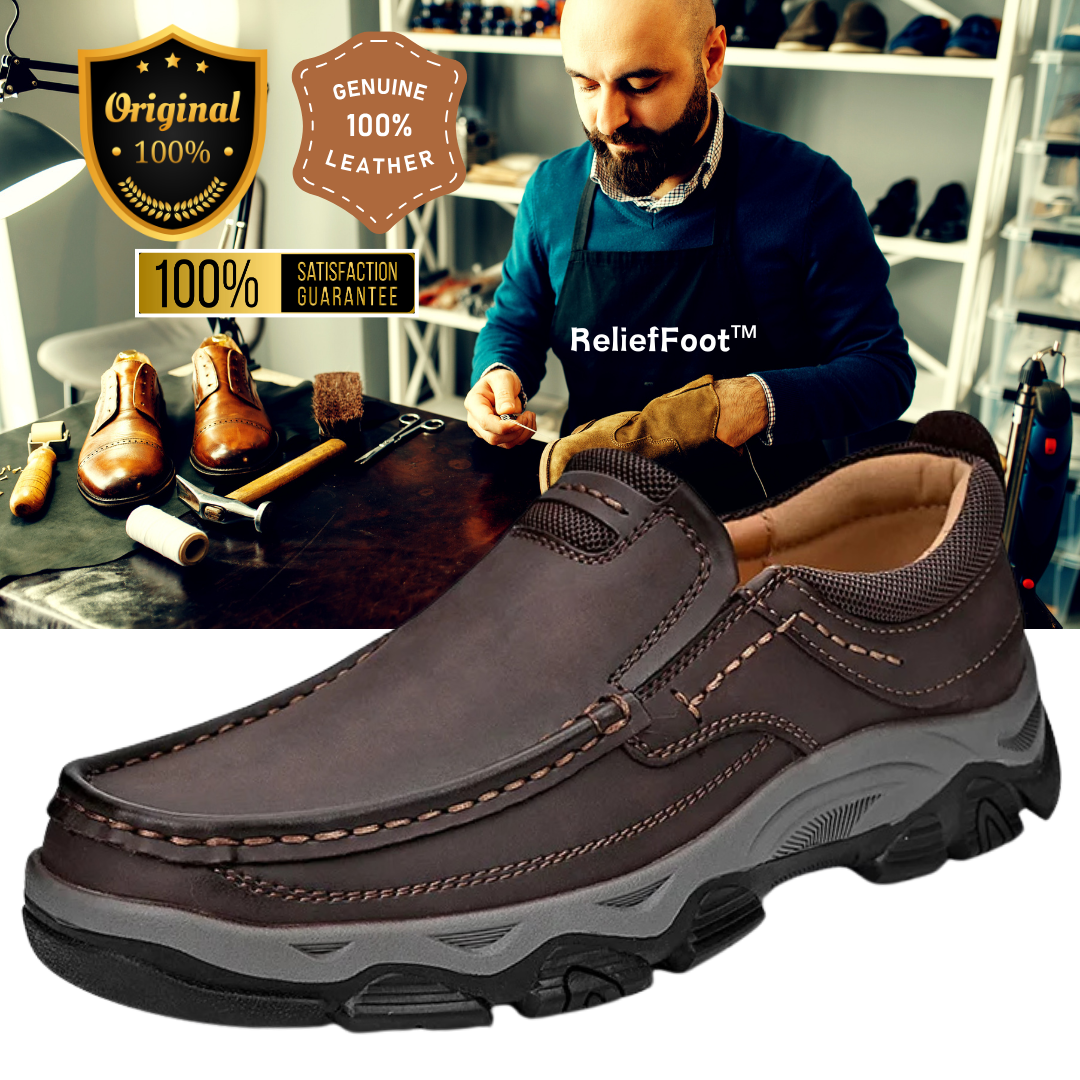 Men's Comfortable Arch Support Orthopedic Leather Loafers