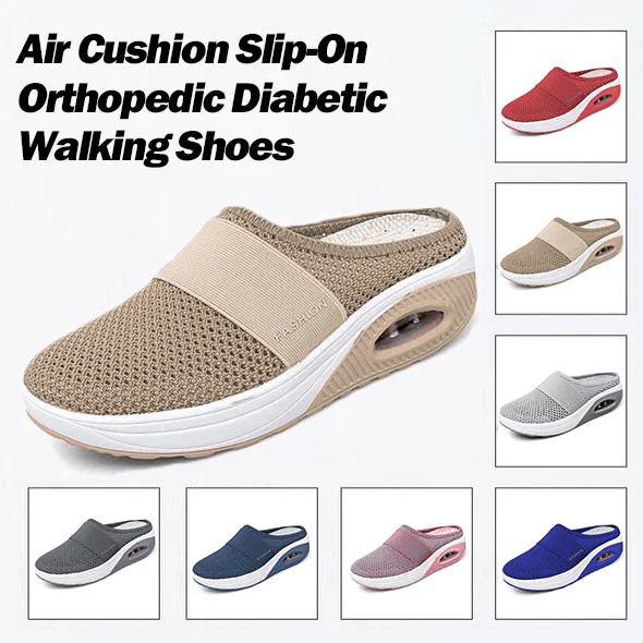 Orthopedic Air Cushion Slip-On Diabetic Walking Shoes