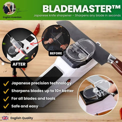 BladeMaster? Japanese knife sharpener - Grinds every knife in seconds