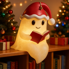 Handmade Christmas Ghost Light