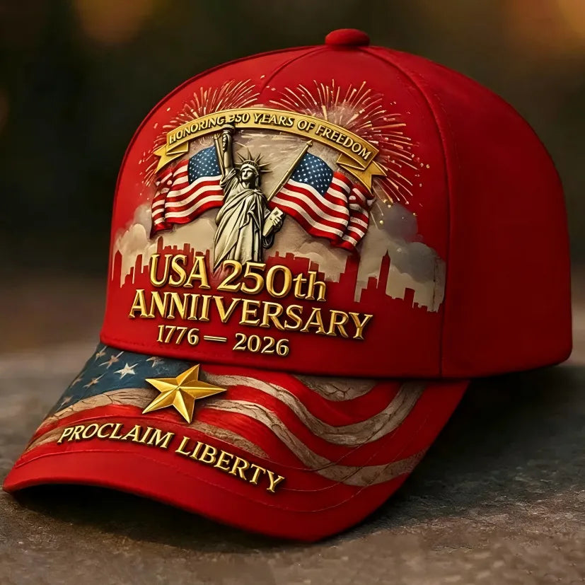 EZTrebdly US 250th Anniversary Commemorative Baseball Cap