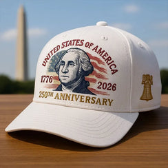 EZTrebdly US 250th Anniversary Patriotic Tribute Cap Heritage Hat
