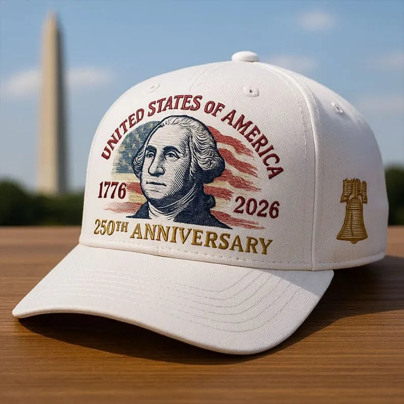 EZTrebdly US 250th Anniversary Patriotic Tribute Cap Heritage Hat