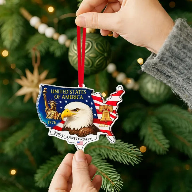EZTrebdly United States 250th Anniversary Ornament