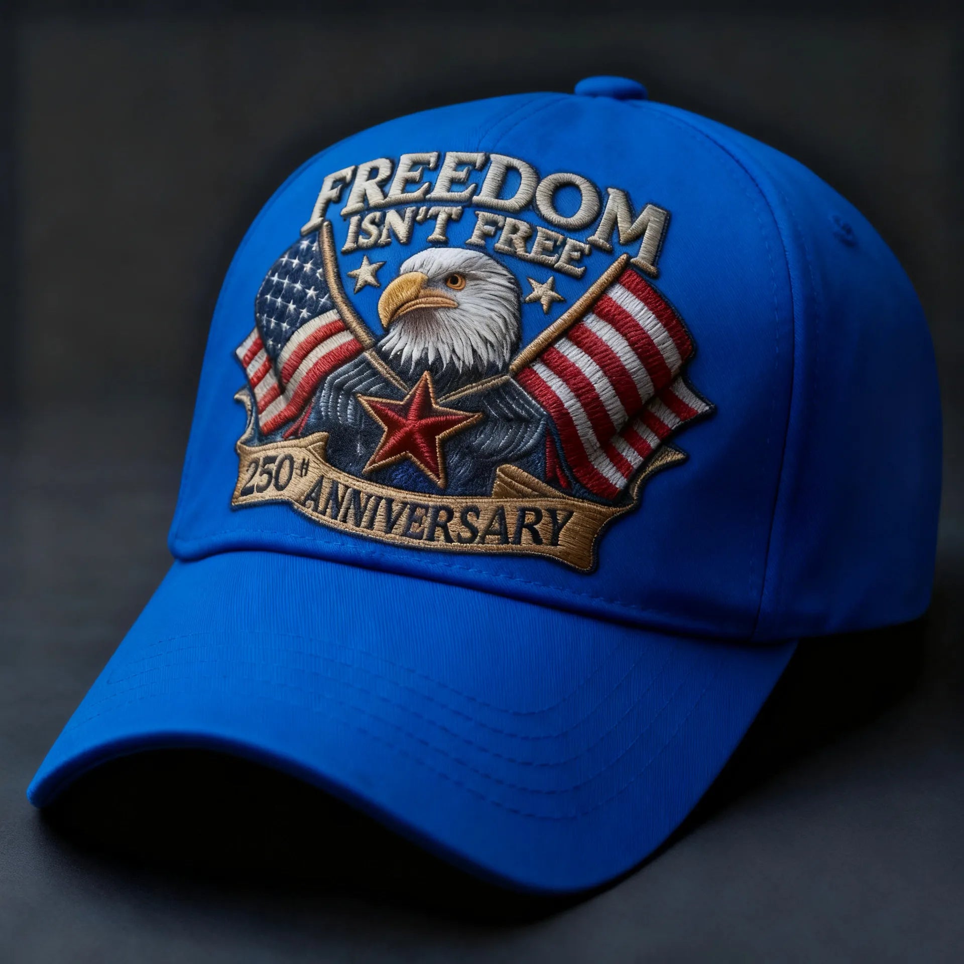 Freedom Isn't Free 250th Anniversary Baseball Cap