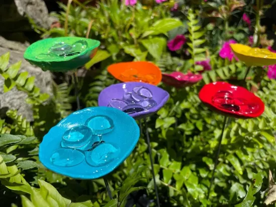 Handmade Bee Watering Station, Butterfly Puddler, Hummingbird Drinking Cups