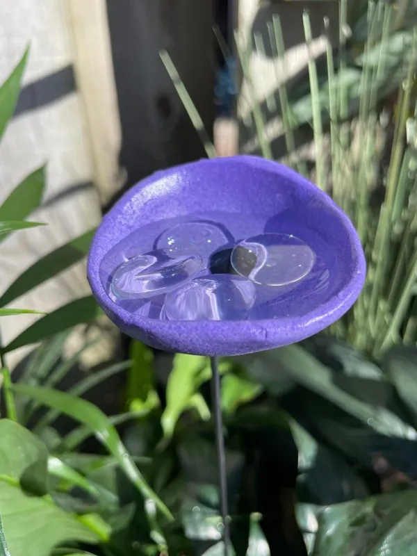 Handmade Bee Watering Station, Butterfly Puddler, Hummingbird Drinking Cups