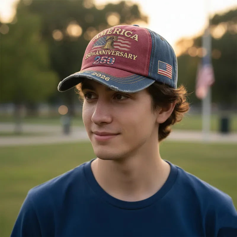 LAST DAY Buy 2 Get 1 FREE US 250th Anniversary Red Cap
