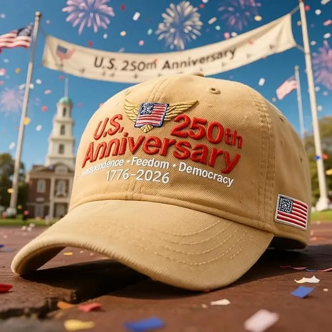 Limited Edition USA 250th Anniversary Retro Washed Hat
