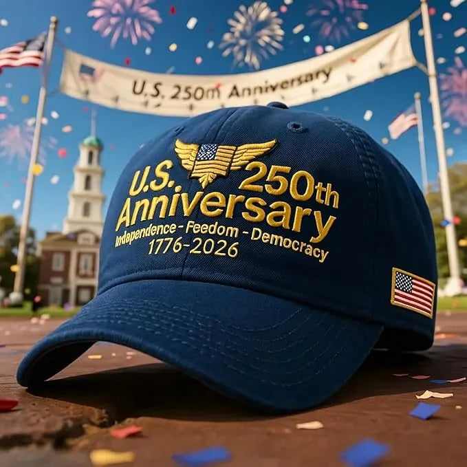 Limited Edition USA 250th Anniversary Retro Washed Hat