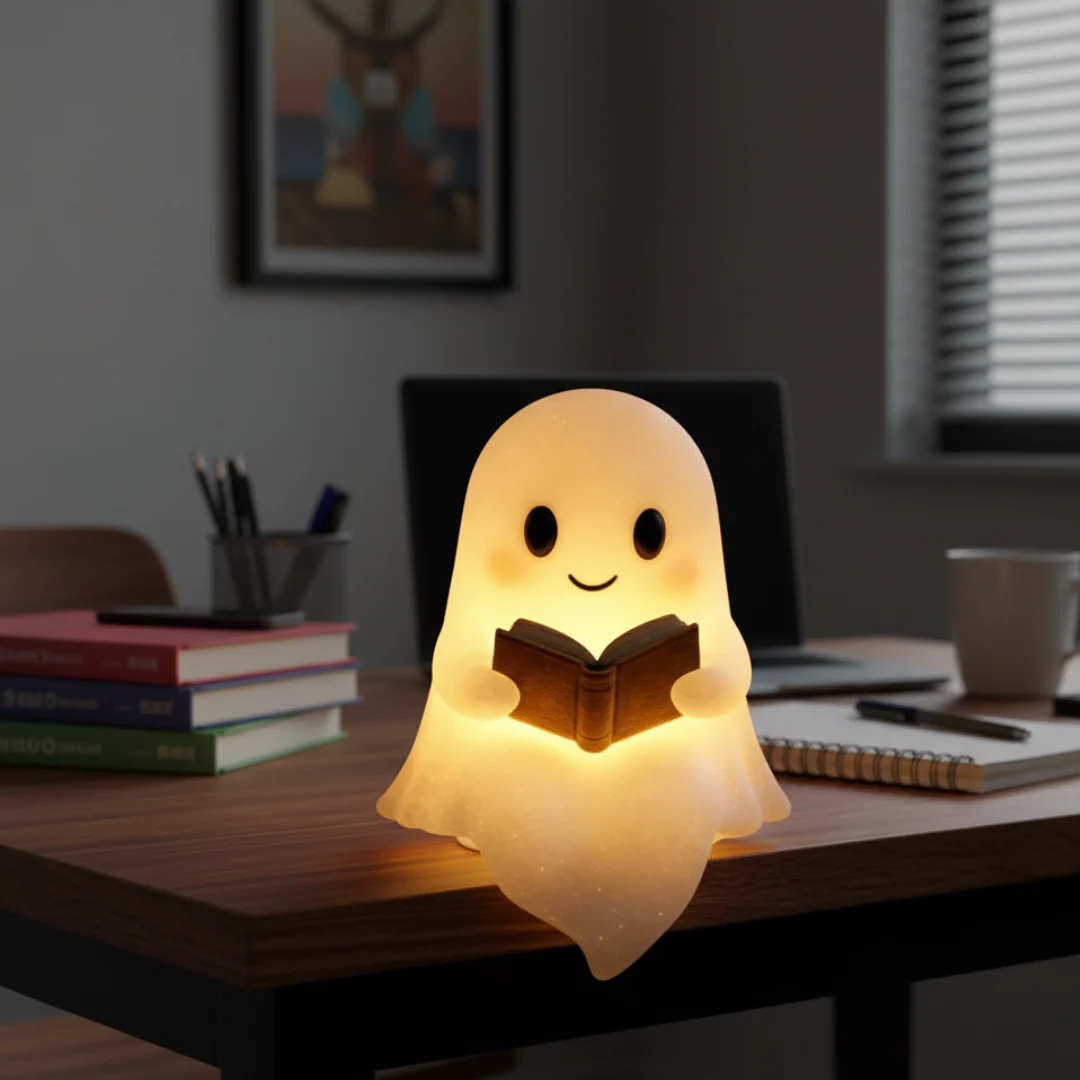 Handcrafted Night Ghost Lamp ¨C Warmth and light in one gentle touch