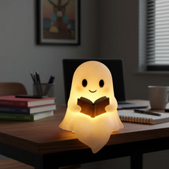 Handcrafted Night Ghost Lamp ¨C Warmth and light in one gentle touch