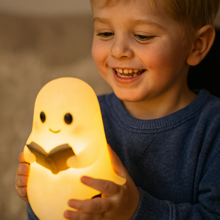 Handcrafted Night Ghost Lamp ¨C Warmth and light in one gentle touch
