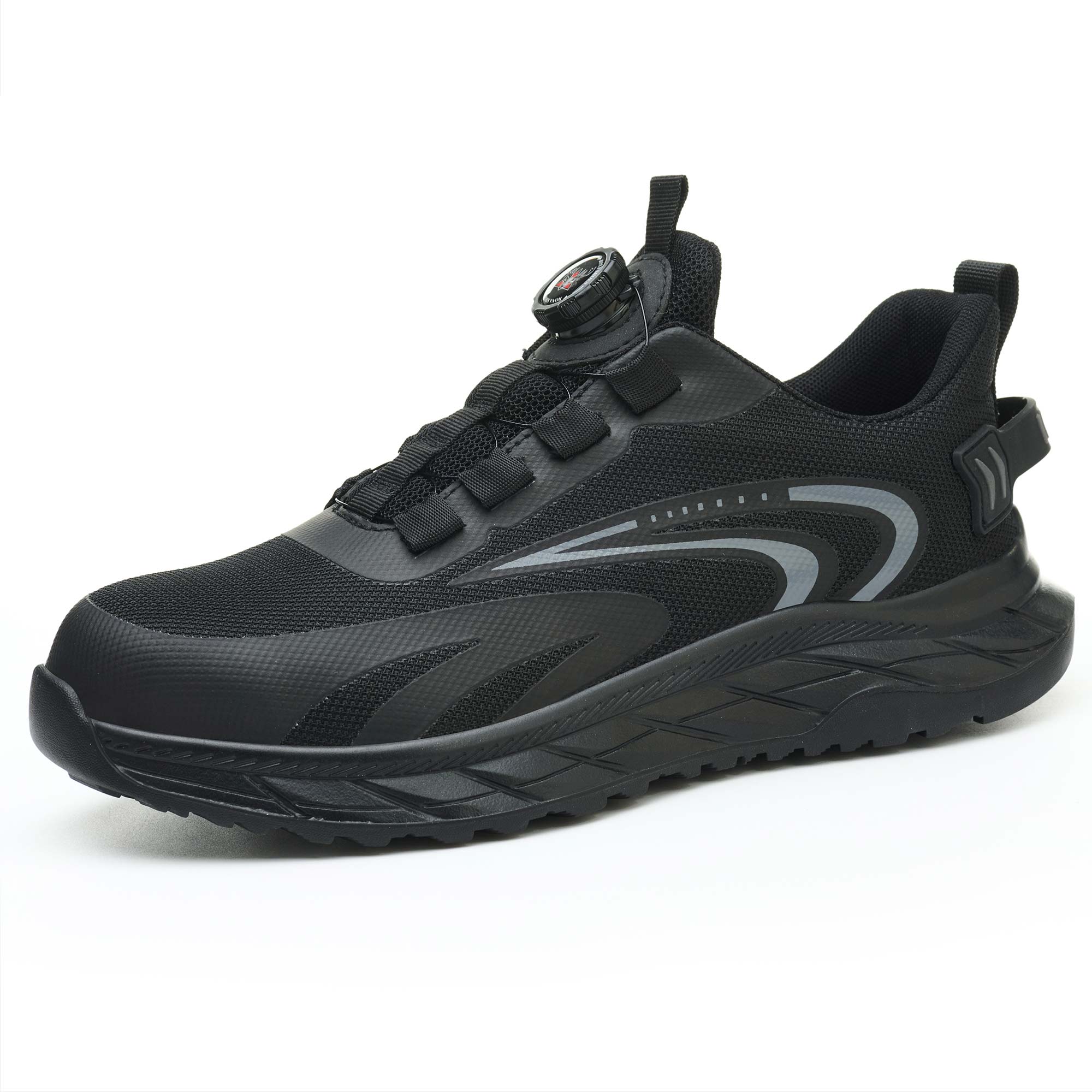 Hades Black Performance Athletic Sports Shoes