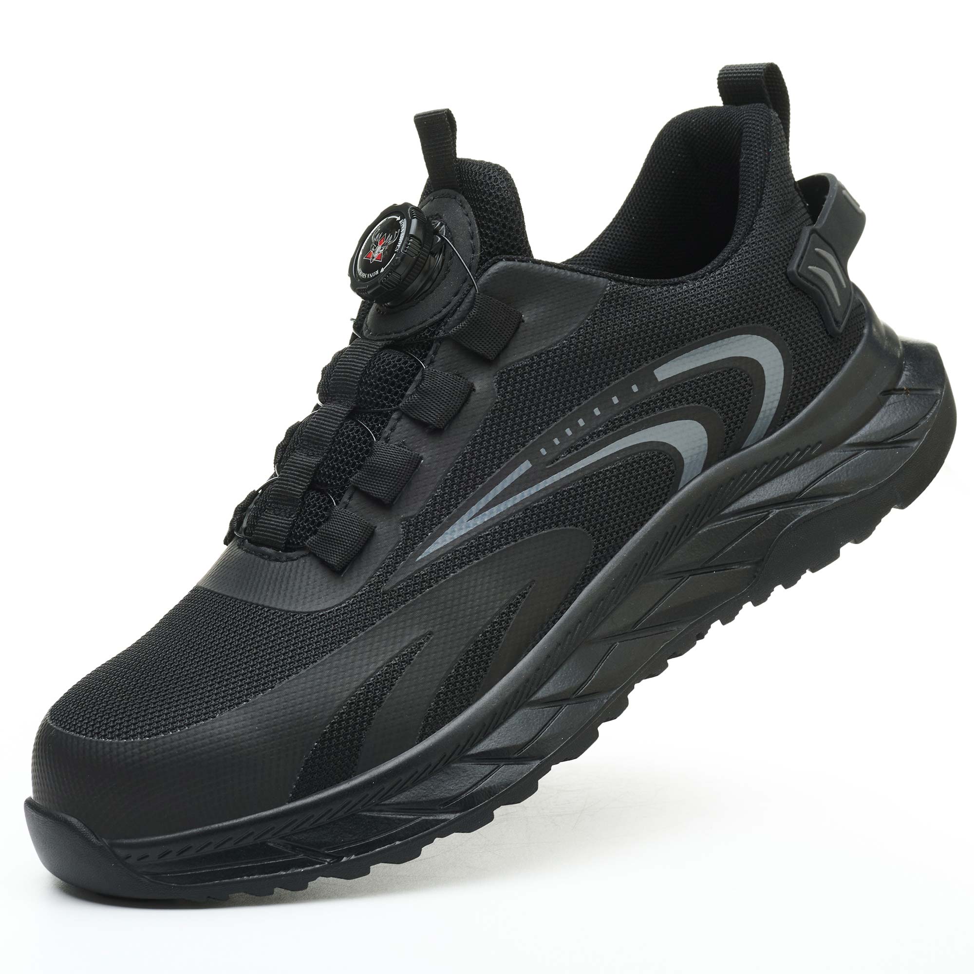 Hades Black Performance Athletic Sports Shoes