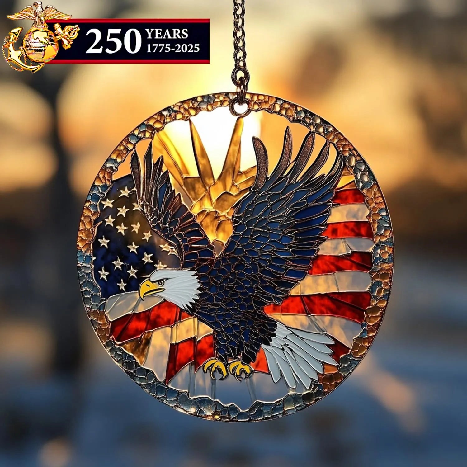 U.S. Military Veterans 250th Anniversary Ornament