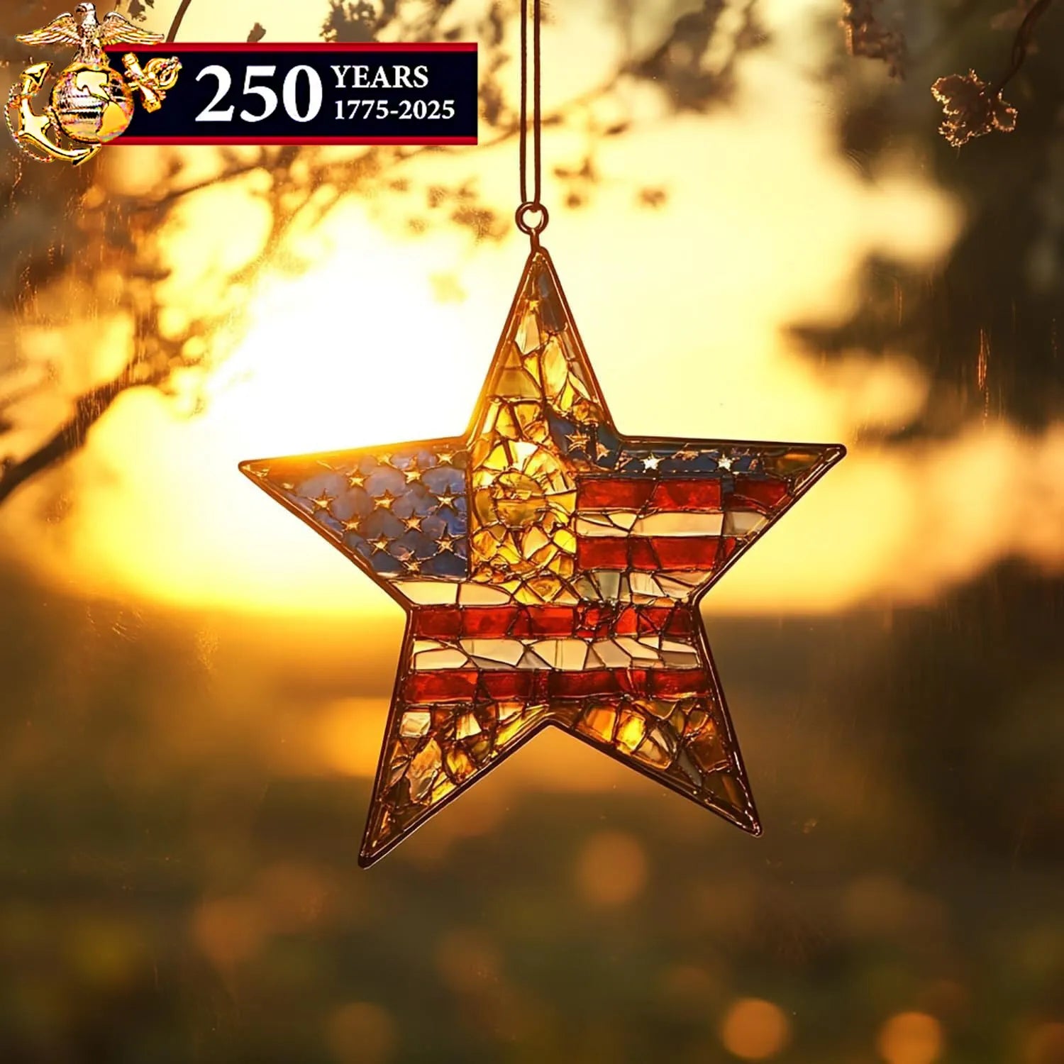 U.S. Military Veterans 250th Anniversary Ornament