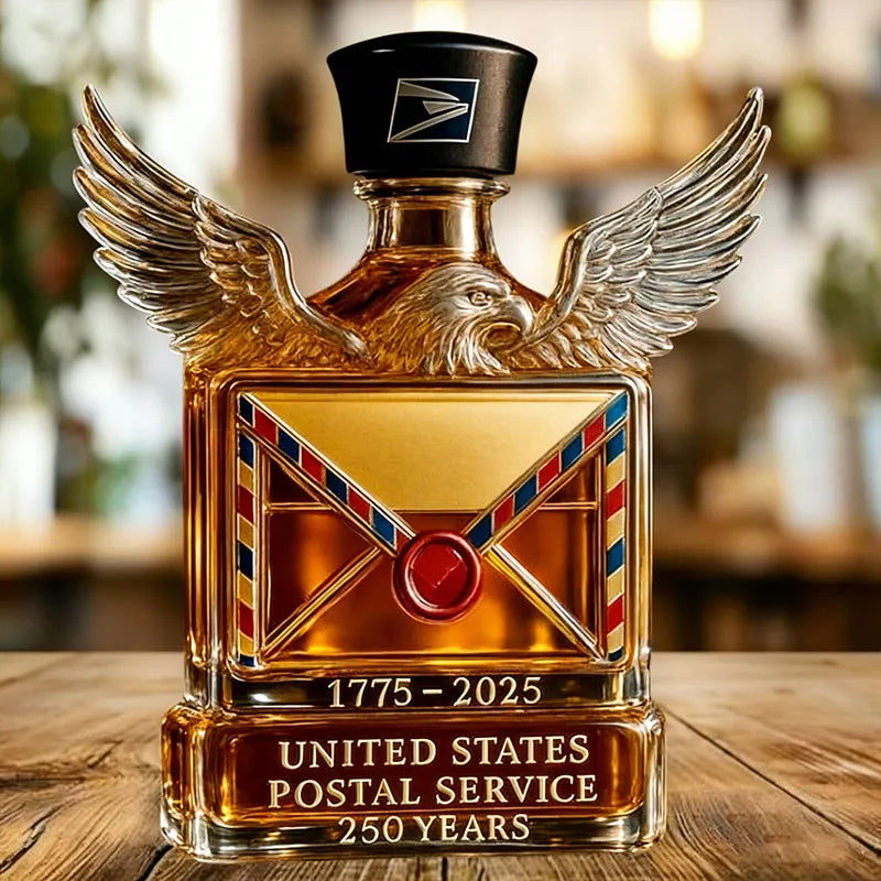 USPS 250th Anniversary Commemorative Whiskey Bottle