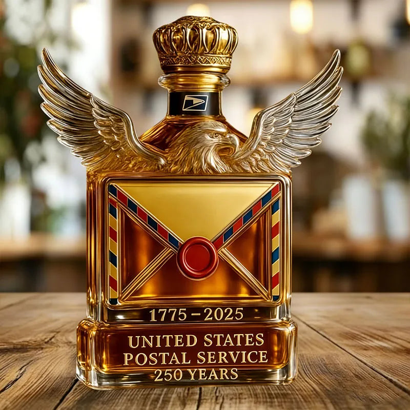 USPS 250th Anniversary Commemorative Whiskey Bottle