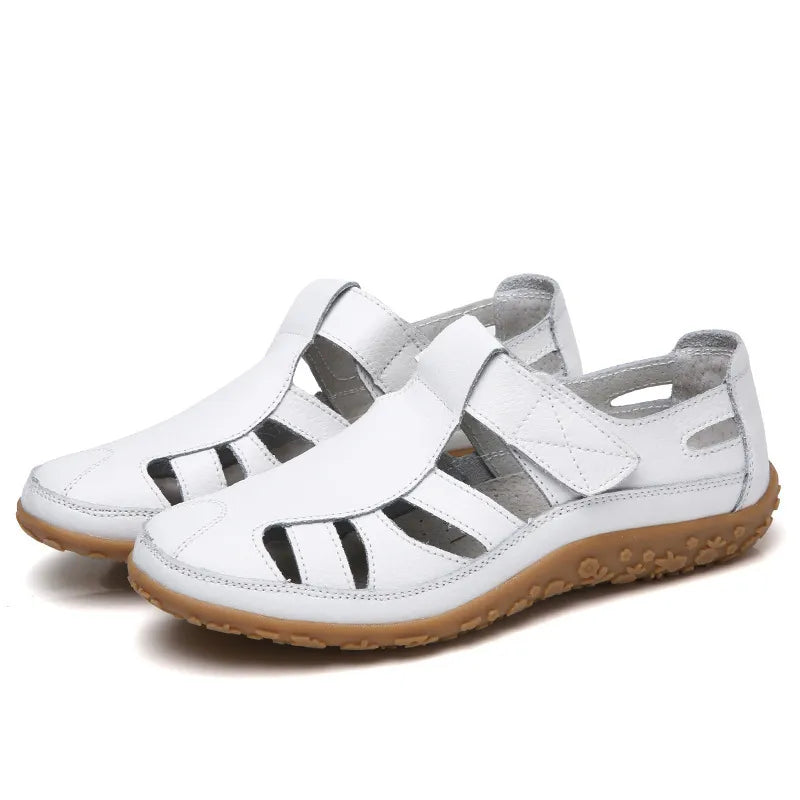 Women's Retro Leather Orthopedic Arch Support Sandals