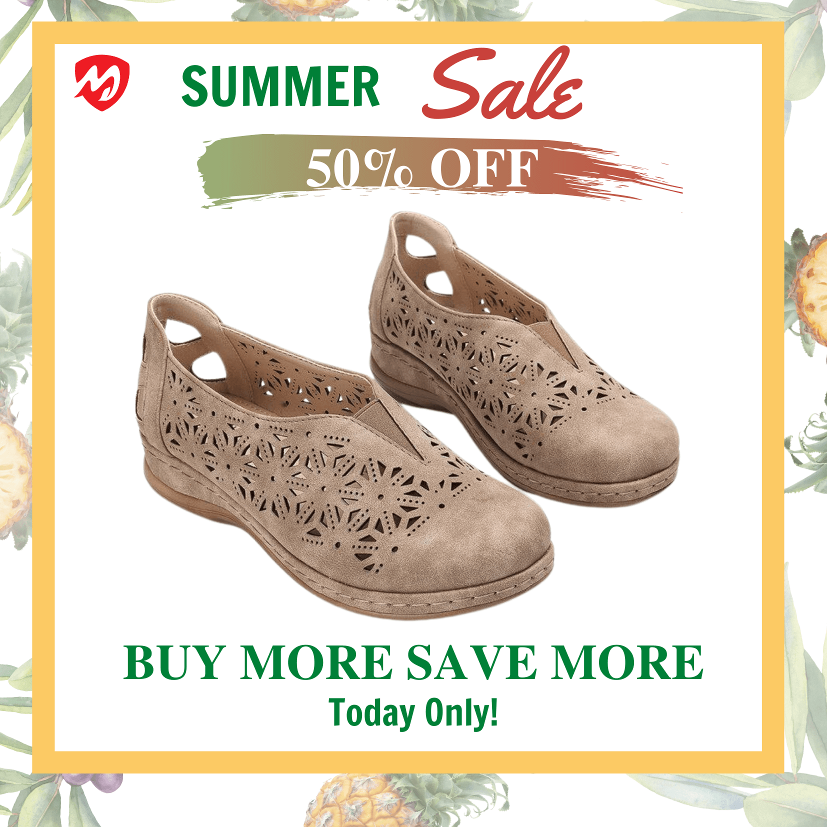 Women's Comfy Faux Leather Elastic Slip-On Sandals
