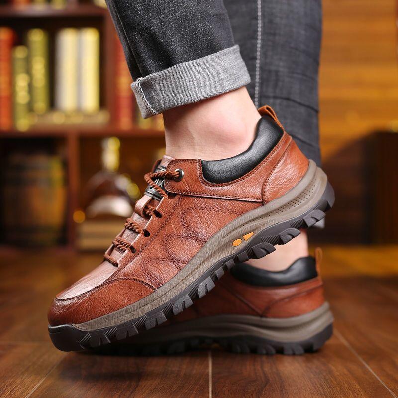Men's Hand-Stitched Arch Support Non-Slip Shoes