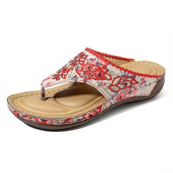 Comfy Round Toe Wedge Summer Sandals for Women
