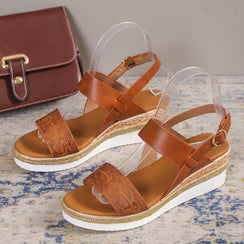 Comfortable Ankle Strap Platform Sandals for Women