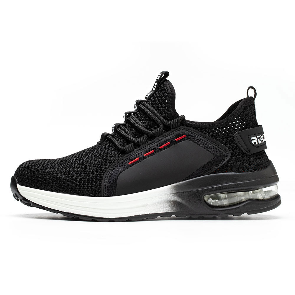 Black Anti-Slip Breathable Safety Shoes